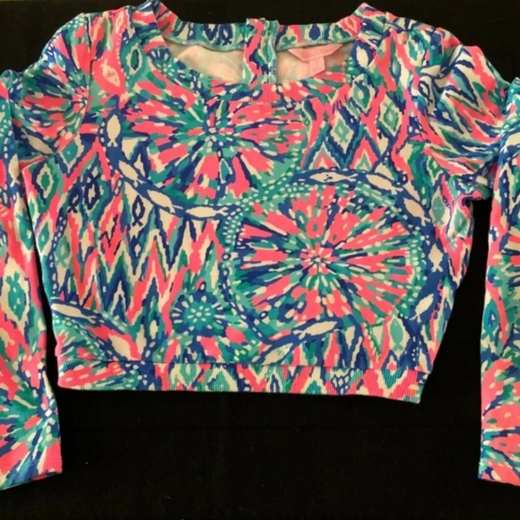 Lilly Pulitzer Set Crop Top and skort - Picture 3 of 5